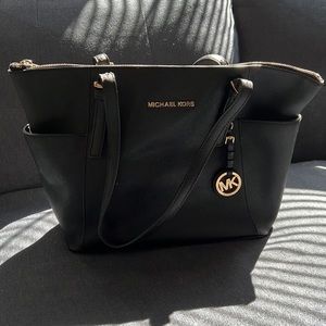 Michael Kors Black Jet Set Large Tote